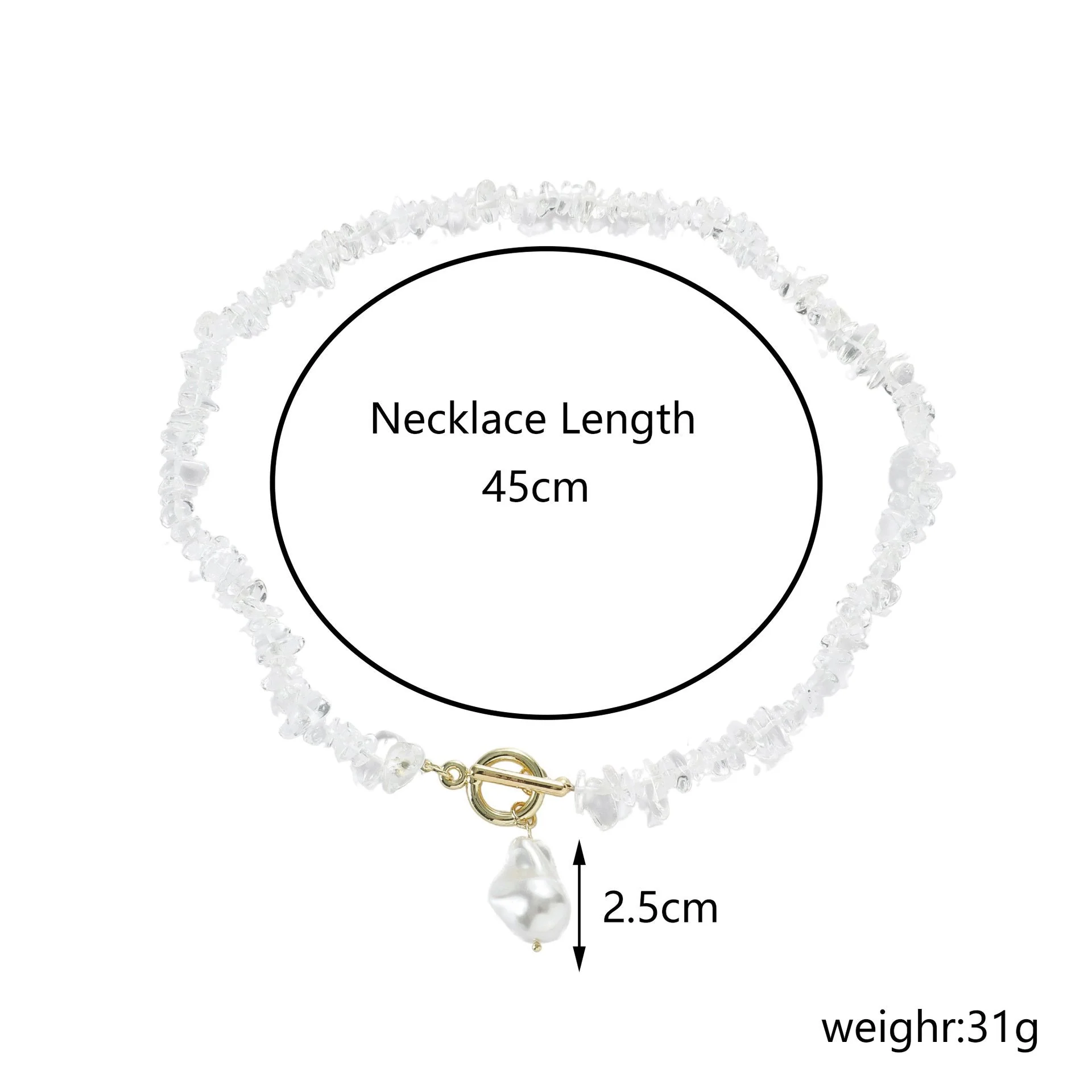 Stone beaded multicolor pendant necklace - Image 16