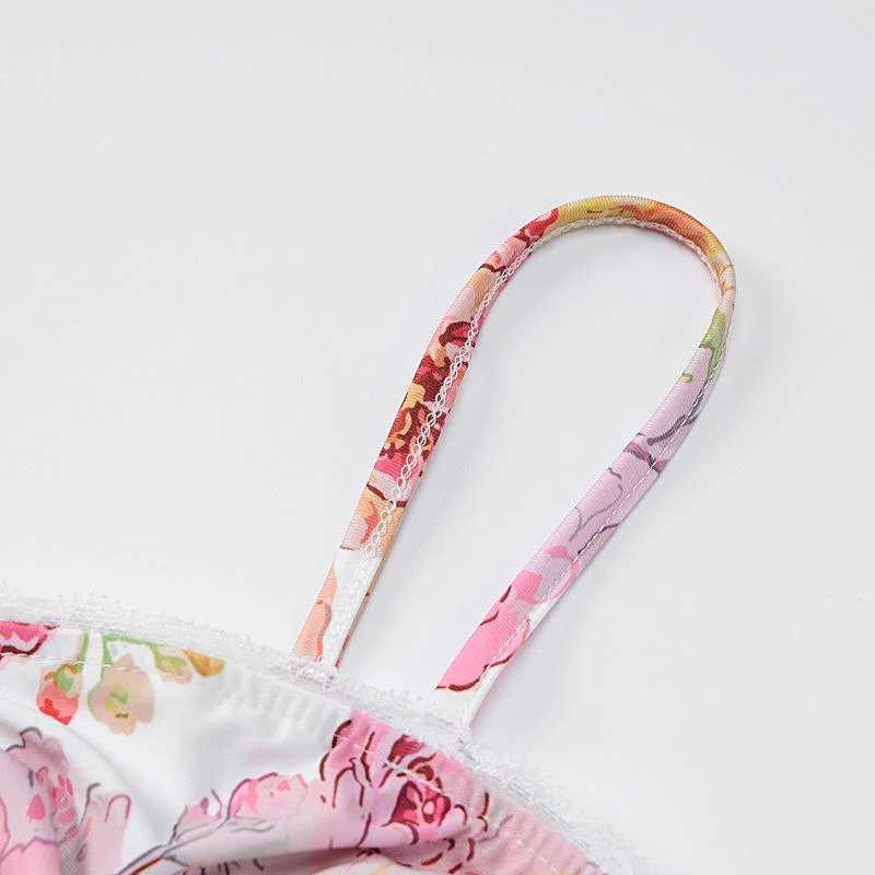 Sweetheart neck flower print cami maxi dress - Image 5
