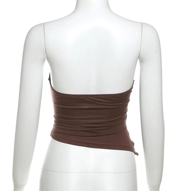 Sweetheart neck hollow out tube top - Image 5