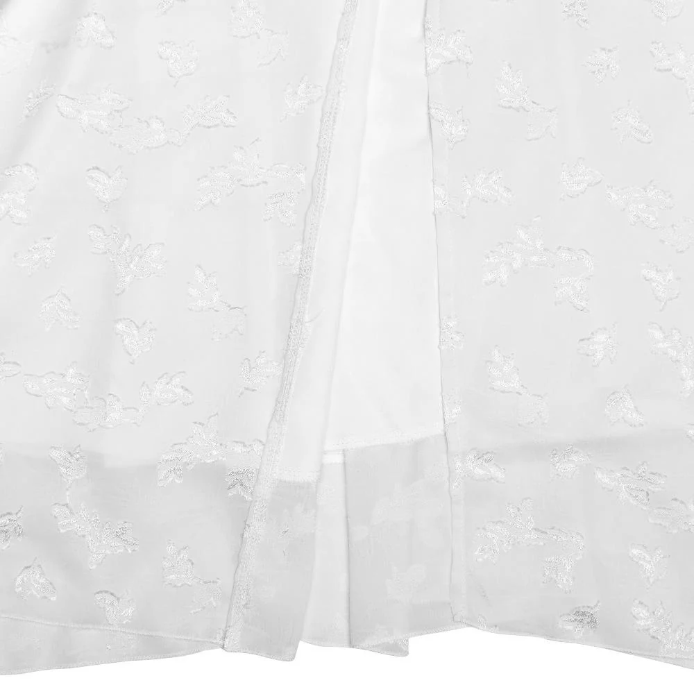 Sweetheart neck ruched textured ruffle cami maxi dress - Image 5