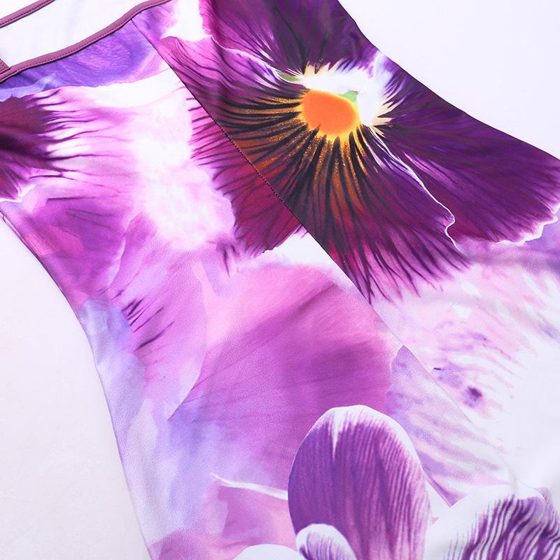 U neck flower print cami maxi dress - Image 10