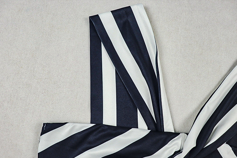 Zebra print hollow out maxi dress - Image 5
